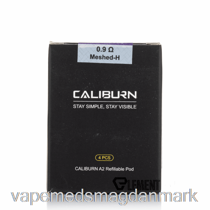 Vape Med Smag Uwell Caliburn A2 Udskiftningspuder 0,9ohm Caliburn A2 Pods
